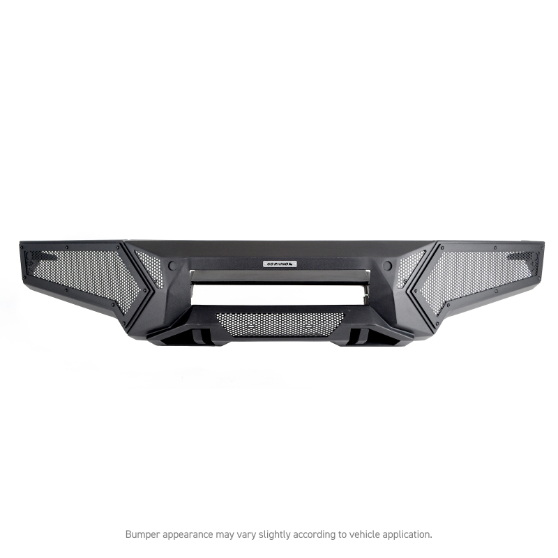 Ford F-150 Bumper - Front - Go Rhino - Element with Power Bar - Textured Black - `21-`23